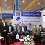 بازدید سید محمد مرتضوی، رئیس کانون سراسری انبوه سازان، از نمایشگاه صنعت ساختمان گلستان.