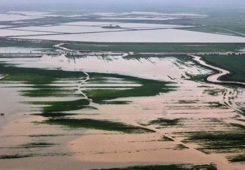 خسارت سیلاب به هزار و ۳۵۰ هکتار اراضی کشاورزی کلاله و گالیکش