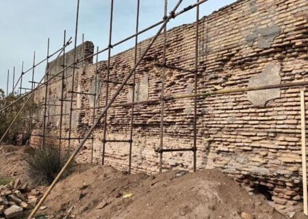 مرمت قلعه تاریخی جزیره آشوراده