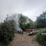 آتش سوزی خودرو در ناهار خوران گرگان