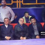 مراسم اهدای مدال روز دوم مسابقات کشتی آزاد قهرمانی کشور