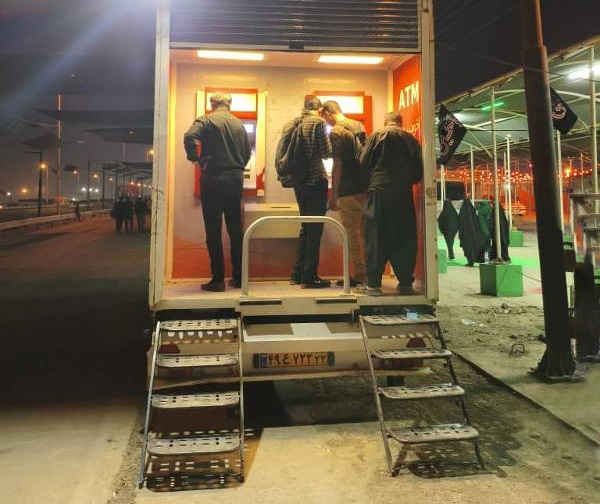 استقرار خودپردازهای سیار بانك ملت