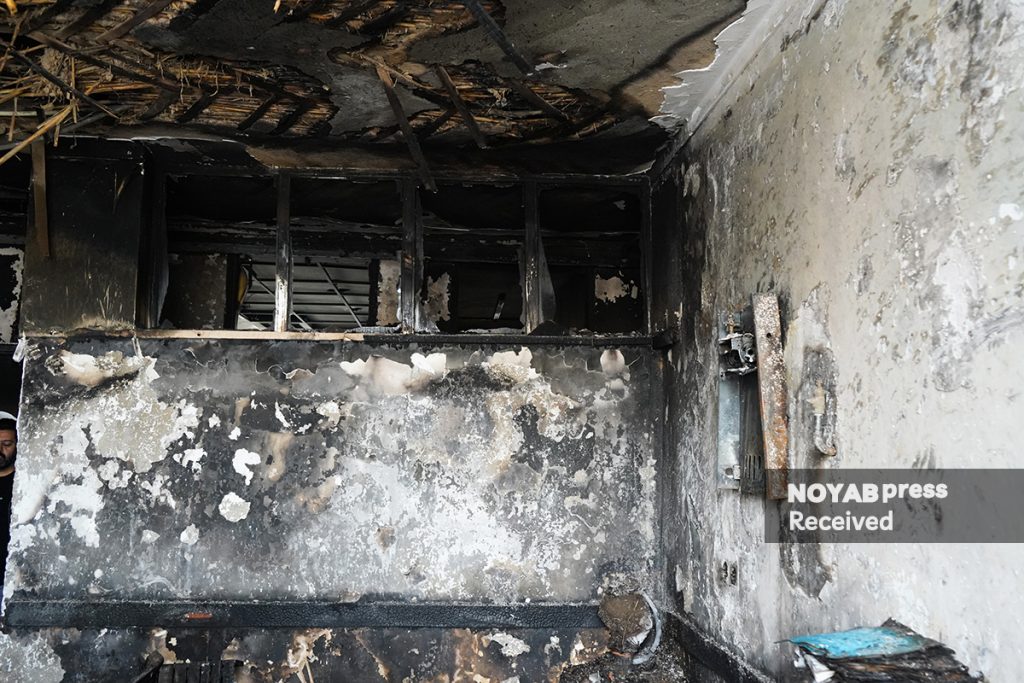 آتش سوزی اتاق اصناف گرگان