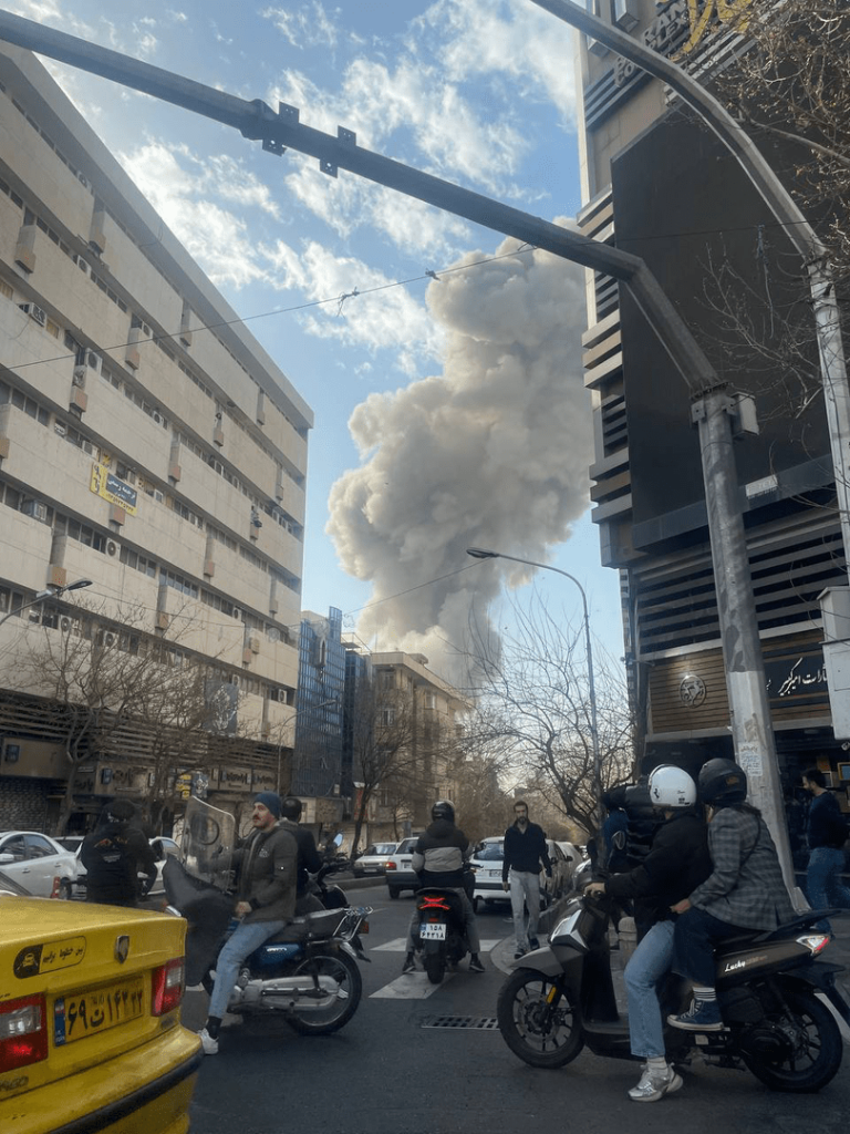 حمله اسرائیل به تهران